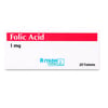 Folic Acid 1 mg 20 Tablets