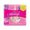 Always Skin Love Up to Zero Wetness 100% Softness Maxi Thick Large 72 Pads