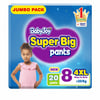 Baby Joy Super Big Pants 4XL Boys & Girls (8) +20 Kg Jumbo Pack 20 Pants