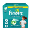 Pampers Size (6) Extra Large+14 Kg Jumbo Box 58 Diapers