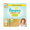 Pampers Premium Care Size (1) Newborn 2-5 Kg 50 Diapers