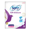 Sofy Soft & Secure Maxi Thick Large 36 Sanitary Pads