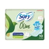 SOFY Olive, Slim, Regular 23 cm, Sanitary Pads With Wings, 10 Pads
