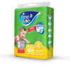 FINE BABY SIZE (2) SMALL,JUMPO PACK 68 DIAPERS