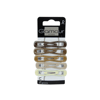 غلايمور مشابك شعر بنية اللون 10 قطع