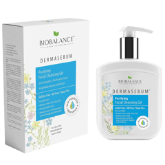 Bio Balance Dermasebum Purifying Facial Cleansing Gel 250 ml
بيو بالانس ديرماسيبوم جل لتنظيف وتنقية بشرة الوجه 250 مل