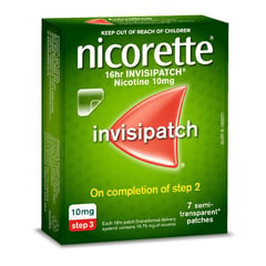 Nicorette Invisible Patches 10mg 7 Patches