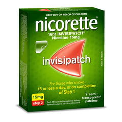 Nicorette Invisible Patches 15mg 7 Patches