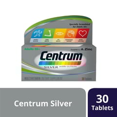 Centrum Silver With Lutein 30 Tablets