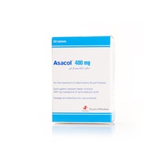 Asacol 400 mg 50 Tablets
