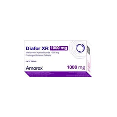 Diafor xr 1000 mg / 56 tab