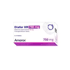 Diafor xr 750 mg 28 tabs