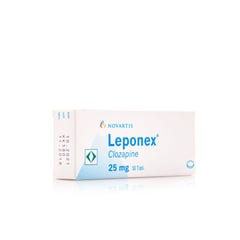 Leponex 25 Mg  50 Tablets