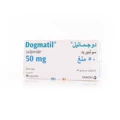 Dogmatil 50 Mg 30 Capsules