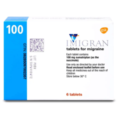 Imigran 100 Mg 6 Tablets
