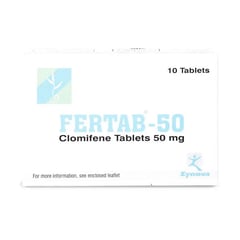 Fertab 50 mg 10 Tablets