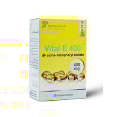 Jp Vital Vitamin E 400 Mg 30 Capsules