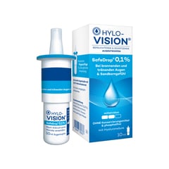 Hylo-Vision SafeDrop 0.1% Eye Drops 10 ml