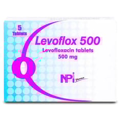 Levoflox 500 Mg 5 Tablets
