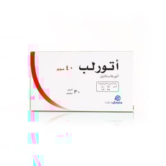 Atorlip 40 mg 30 Tablets