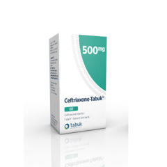 ترياكسون 0.5 جم حقن للعضل 1 فيال