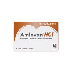 Amlovan-HCT 10/160/12.5 mg Tablets – 28 Tablets