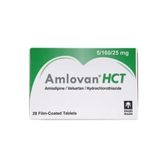 AMLOVAN-HCT TAB 5/160/25MG 28
