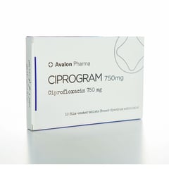 Ciprogram 750 Mg 10 Tablets