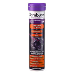 Sambucol Black Elderberry C & Zn 15 Effervescence Tabs