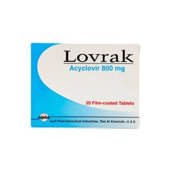 Lovrak 800Mg 20 Tab