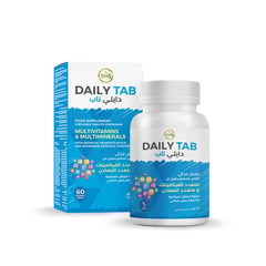 Daily Tab Multivitamins & Multiminerals 60 Chewable Tablets