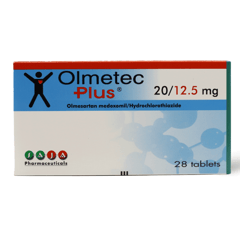 Olmetec 20/12.5 Mg 28 Tablets