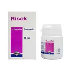 Risek 20mg Capsules – 14 Capsules