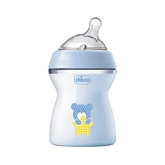 Chicco Feeding Bottle With brush Plastic 250Ml 2M+