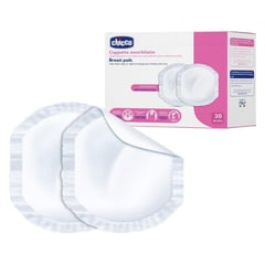 Chicco 61779 AntiBacterial breast Pads 30Pc