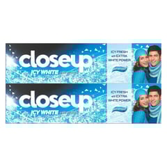Close Up ToothPaste Icy Mint (2X75Ml) (Offer)