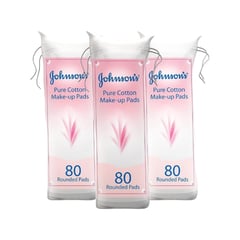 Johnson's Pure Cotton Make-Up 240 Pads (2+1 Free)
