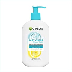 Garnier Fast Clear Gentle Hydrating Cleanser For Acne Prone Skin 250 ml