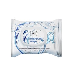 Enjoy 3-In-1 Cleansing Facial Wipes 25pcs
