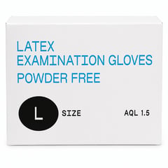 Latex Gloves Elaf KM 100'S L Powder Free