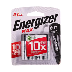 Energizer Battery Max Aa 4Pcs