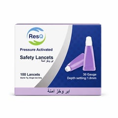 Resq Safety Lancet 30g 1.6mm 100's