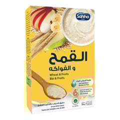 Sahha Cereal Wheat W/4-Fruits 400Gm