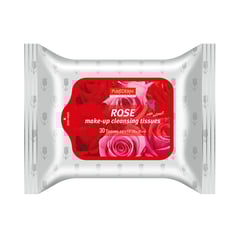 Purederm Rose Make-Up Cleansing Tissues 30 Wipes
