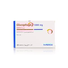 جلوكوفاج 1000 ملغم 30 قرص
