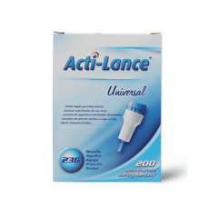 Acti-Lance Diabetic Lancets Universal 23 G 200 Pieces