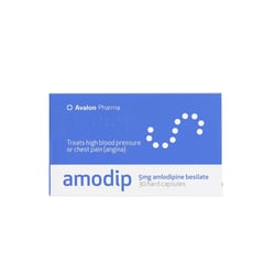 Amodip 5 Mg 30 Capsules