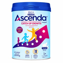 Ascenda 1+ Nutritionally Complete Vanilla Flavour 1-3 Years 800g
أسيندا 1+ مكمل غذائي لدعم نمو الطفل لعمر 1-3 سنوات بنكهة الفانيليا 800 جم