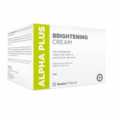 Avalon Alpha Plus Cream For Dark Spots Jar 50g