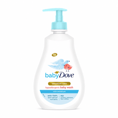 Baby Dove Rich Moisture Head to Toe Wash 400 ml
بيبي دوف ترطيب غني غسول من الرأس إلى أصابع القدم 400 مل